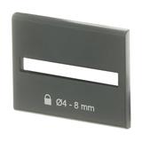 PLPBl.D=4/6/8mm E1.2 blokada kłódkowa E1.2