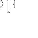 tehalit.SL Pokrywa 20x55 czarny SL2005529011 HAGER