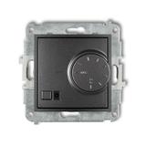 ICON Elektroniczny regulator temperatury z czujnikiem podpodłogowym grafitowy 11IRT-1 KARLIK