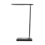 ISIYO LED 7W Lampka biurkowa z ładowarką indukcyjną i usb. 390lm 3000-4000-6000K zmiana barwy temp D
