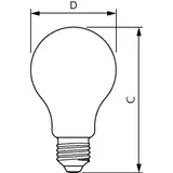 Żarówka LED 13W=120W 2000lm 4000K barwa neutralna kulka 120W E27 A67 840 Szkło matowe PHILIPS