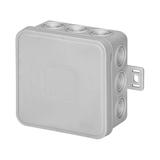 Puszka n/t CLICK IP54 12 przepustów kablowych 75x75x41mm szary 66 szt. OR-JB-13802/G/66 ORNO