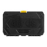 Klucze nasadowe 1/4", zestaw 46 szt.