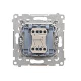 Simon 55 Łącznik krzyżowy szybkozłączka Aluminium mat TW7.01/143 KONTAKT