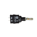 Harmony XB6 Kompletny korpus dla wskaźnika świetlnego biały O16 zintegrowany LED 12-24V ZB6EB1A Schneider