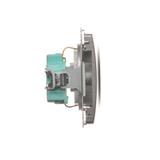 Simon Basic Gniazdo wtyczkowe z uziemieniem Schuko 16A 250V zaciski śrubowe stal inox BMGSZ1.01/21 BMGSz1.01/21 KONTAKT