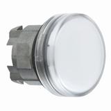 Harmony XB4 Główka lampki sygnalizacyjnej fi22 biała żarówka BA9S metalowa ZB4BV01 Schneider