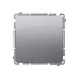 Simon Basic Przycisk pojedynczy rozwierny bez piktogramu 10A z. śrub. stal inox