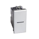 AXOLUTE - Łącznik jednobiegunowy 10AX (zaciski śrubowe) 1 moduł AXIAL aluminium, Bticino