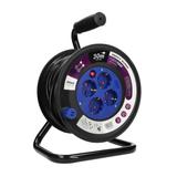 Przedłużacz bębnowy 4 gniazda (Schuko) kabel PVC H05VV-F 3x1.5mm2 długość - 30m Termik Prz OR-AE-131