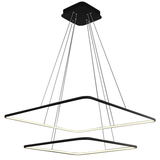 Milagro lampa wisząca LED Nix Black 50W 3500lm 3000K ML518
