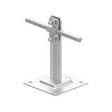 AN-11G/OH/-N Uchwyt na płytce stalowej H=12cm Z-śruba/OH/