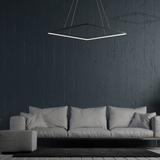 Milagro lampa wisząca LED Nix Black 25W 1750lm 3000K ML517