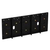 LIVING NOW 'MY HOME' - RAMKA STYKOWA - 4+1 MODUŁ - CZERŃ, Bticino