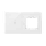 Simon 54 Touch Panel dotykowy S54 Touch 2 moduły 1 pole dotykowe + 1 otwór na osprzęt S54 biała perła DSTR210/70 KONTAKT