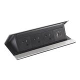 INCARA: POP UP - 3X2P+Z / USB A+C - 2,0 M-STAL, Legrand