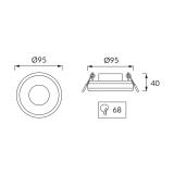 Pierścień ozdobny OFRA C BLACK