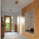 Sollux Plafon QUATRO 1 naturalne drewno SL.0915
