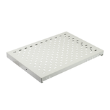 Półka do obudowy 1U głębokość 800 perforowana blacha stalowa RAL7035 100kg NSYBBF1U60P SCHNEIDER