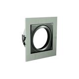 SUFITOWA OPRAWA PUNKTOWA VILA UCHYLNA, IP20, KWADRAT, PATYNA