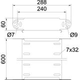 PIONOWY ELEMENT ŁUKU 60X600MM