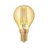 Żarówka LED Vintage 1906 LED CL P FIL GOLD 35 non-dim 4W/825 E14 4058075293496 LEDVANCE