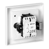 Przycisk dzwonek podtynkowy Malta, 10A, 250V, WP-6/7M, biały FMS-104/W ORNO