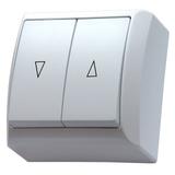 BIS Łącznik żaluzjowy - kolor biały