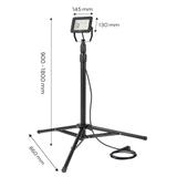 Reflektor pojedynczy 30W SMD LED 2700lm na statywie 1.8m