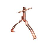 AN-151L/CU/-N Uchwyt gąsior.prof. Z-śruba WZÓR 16 H=10 cm /CU/