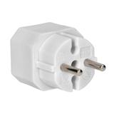 Rozgałęźnik 2x2P euro biały 20 sztuk OR-AE-13277/W/20 ORNO