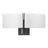 TOS DUO LED 2x20W podwójny naświetlacz ogrodowy, 2x1600lm, IP65, 4000K, PC, szary