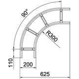 SLB 90 1120R3 FT Łuk 90°