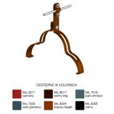 AN-15H/LA/-N Uchwyt gąsior.prof. Z-śruba WZÓR 8 H=10 cm /LA/