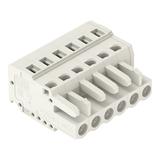 Gniazdo MCS‑MIDI Classic 6‑biegunowe jasnoszare raster 5mm 721‑106/026‑000 /50szt./ WAGO