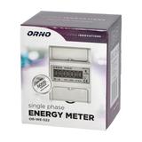 1-fazowy wskaźnik zużycia energii elektrycznej 80A 5 modułÓW DIN TH-35mm OR-WE-522 ORNO