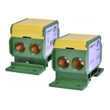 Blok rozdzielczy 192A (2x4-70mm2)/2x4-70mm2) żółto-zielony EDBM-4/PE 001102415 ETI