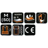 Bezrękawnik roboczy, dwustronny, jedna strona odblaskowa, rozmiar M/50