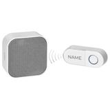 TELA AC, dzwonek bezprzewodowy, sieciowy, learning system, 38 dźwięków, 150m, biały