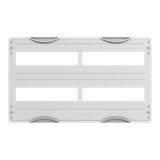 AS22 Maskownica z wycięciami pod mod. 300x500mm