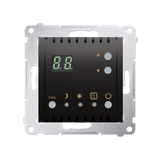 Simon 54 Regulator temperatury z wyświetlaczem z czujnikiem wewnętrznym 16(2) A 230V antracyt