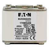FUSE 400A 690V 2BN/50 AR UC Wkładka szybka 400A AC 690V rozmiar 2 61x77x51 mm aR IEC UL w 170M5408 E
