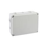 PUSZKA SERII „LIGHT” PUSZKA INSTALACYJNA LIGHT POKRYWA PEŁNA, DŁAWNICE 241x180x96 (4xM25, 6xM40) IP66/67 EV-231 PCE
