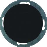 BERKER R.classic Zaślepka z płytką czołową czarny połysk 10092035 HAGER
