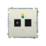 Simon BASIC WMUE-011000-9013 Gniazdo ekwipotencjalne pojedyncze