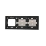 Simon 54 Touch Panel dotykowy S54 Touch 3 moduły 2 pola dotykowe pionowe + 2 pola dotykowe pionowe + 1 otwór na osprzęt S54 burzowa chmura DSTR3330/72 KONTAKT