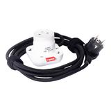 INCARA: ELECTR'ON - PODSTAWA 1X2P+Z - 2,5 M-BIAŁY, Legrand