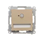 Simon 55 Oprawa oświetleniowa LED 14V z czujnikiem ruchu (0,78 W) Barwa zimna biała 5900K Szampański