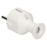 Wtyczka prosta biała WT-40/BIAŁY ORNO