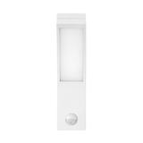 PIRYT LED 10W oprawa ogrodowa z czujnikiem ruchu 140st 800lm IP54 4000K biała AD-OP-6109WLPMR4 ORNO